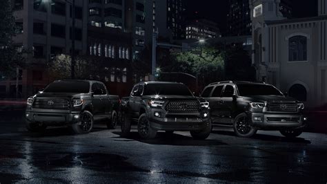 Toyota Tacoma Tundra Sequoia Nightshade Revealed At Chicago Auto Show