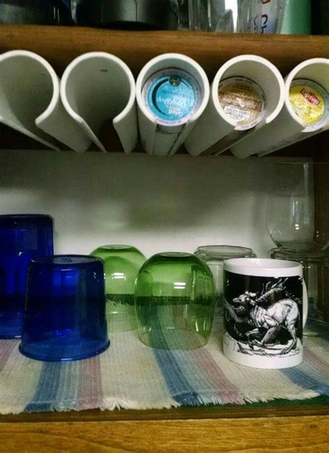 Check spelling or type a new query. K cup storage using PVC | Ingies thingys | Pinterest | Storage, Cups and Organizations