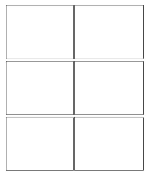 5 Best Images Of Comic Book Template Printable Blank Comic Book Strip