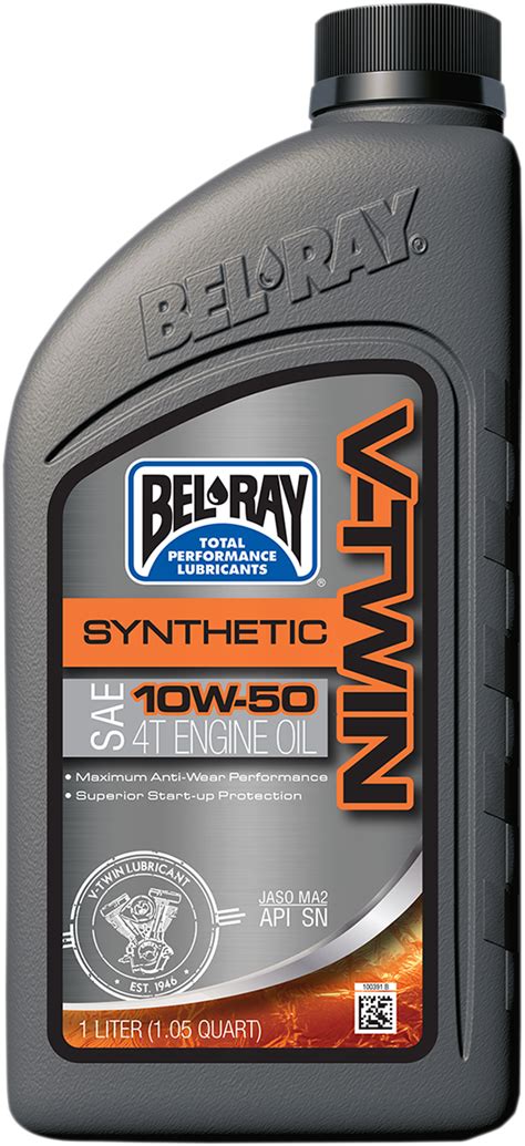 Bel Ray Single Fully Synthetic 10w 50 Sae 1 Quart Engine Motor Oil For