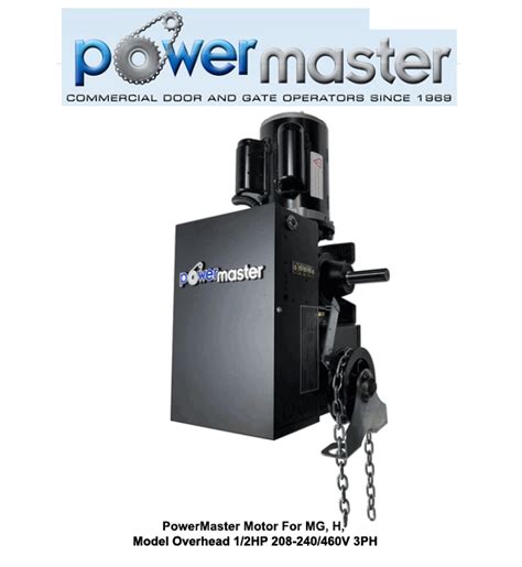 Powermaster Motor For Mg H Model Overhead 12hp Powermaster Repair