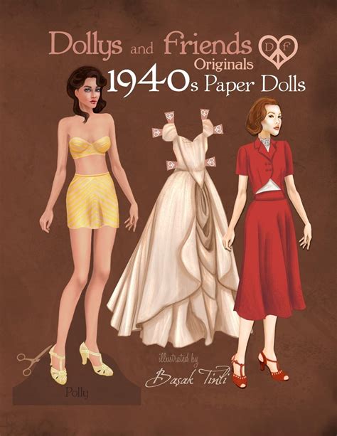 Buy Dollys And Friends Originals 1940s Paper Dolls Forties Vintage