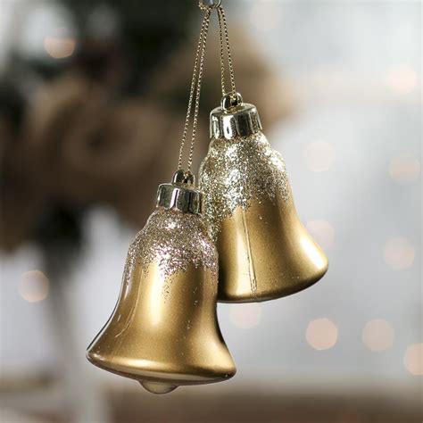 Glittered Liberty Bell Christmas Ornaments Christmas Ornaments