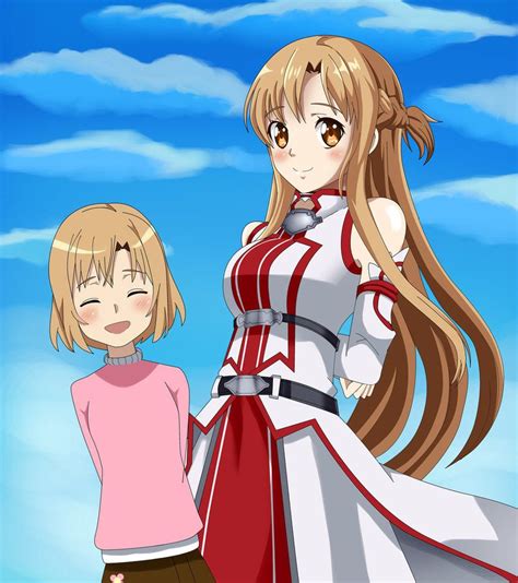 Asuna And Little Asuna By On