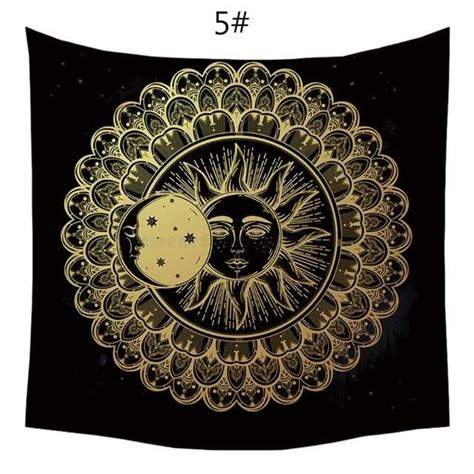 Sun And Moon Wall Tapestry Tapestry Wall Tapestry Moon Tapestry