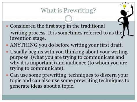 prewriting techniques