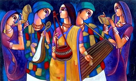 Bengali Tune Folk Singer Size 6036 Acrylic On Canvas Year 2018