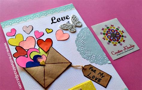 It would be a lovely keepsake. Valentine's Day Creative Handmade Cards With Love