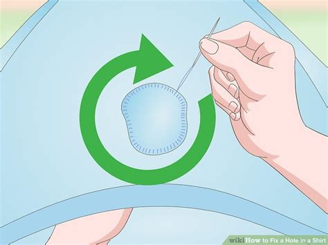 What can you use to mend a hole in a shirt? How to Fix a Hole in a Shirt: 14 Steps (with Pictures ...
