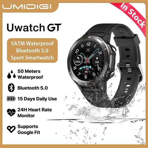 Umidigi Uwatch Gt Smart Watch 5atm Waterproof All Day Heart Rate