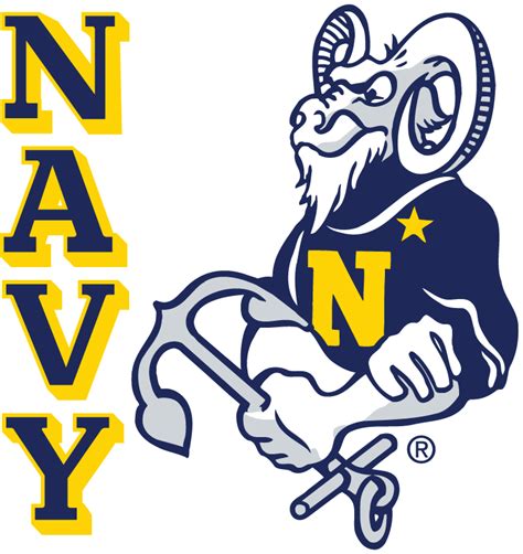 Navy Midshipmen Secondary Logo Ncaa Division I N R Ncaa N R