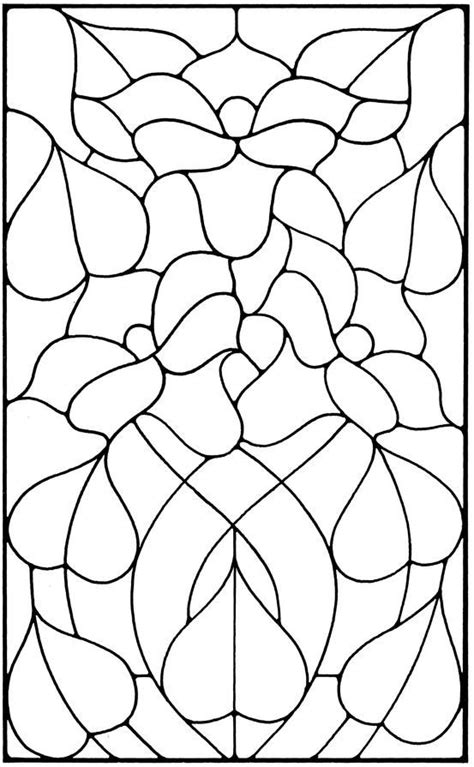 27 free stained glass flower patterns. Floral Stained Glass Pattern Book | Stained glass, Stained glass quilt, Stained glass patterns