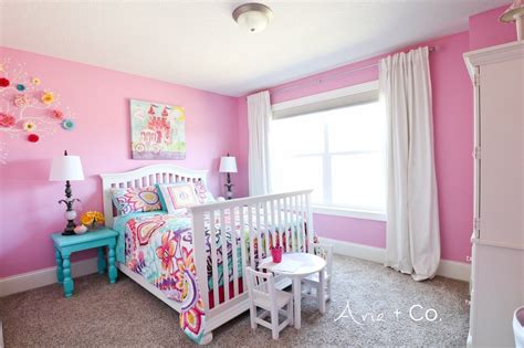 Arabellas Colorful Little Girl Room Pink Bedroom For Girls Bedroom