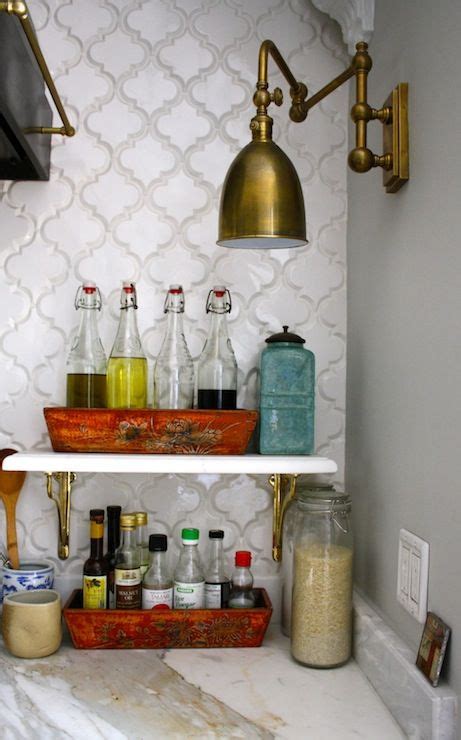 Check spelling or type a new query. Stunning kitchen cooktop backsplash composed of Mission ...