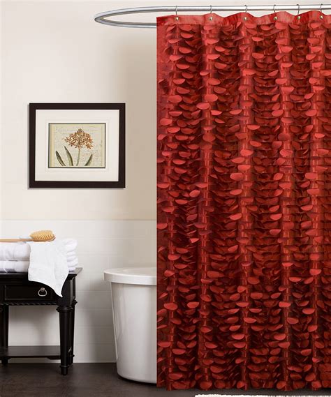 Red Georgia Shower Curtain Curtains House Styles Shower Curtain