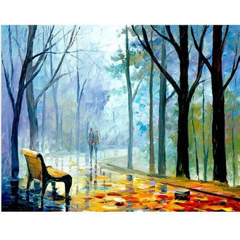Jj Studios Abstract Landscape Painting Size 30 Inch