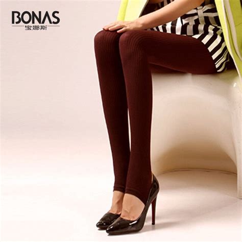 280d Brand Bonas Female Tights Sexy Pantyhose Autumn Winter Warm Brushed Slim Fit Plus Size