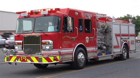 Allen Township Fire Company Engine 4512 Responding Youtube