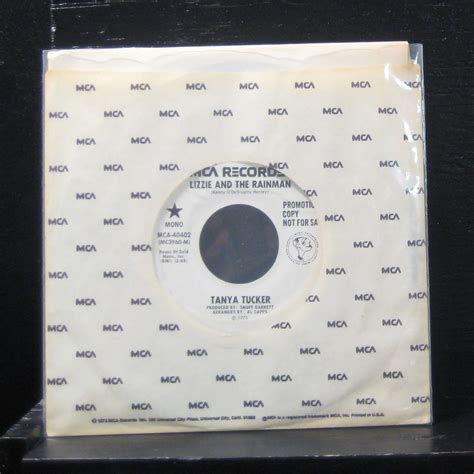Tanya Tucker Lizzie And The Rainman 7 Vinyl 45 Record Amazon Ca