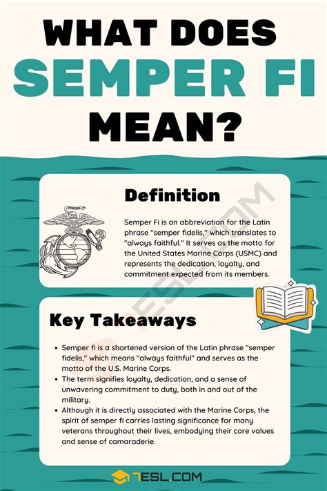 Semper Fi Meaning What Does Semper Fi Mean • 7esl