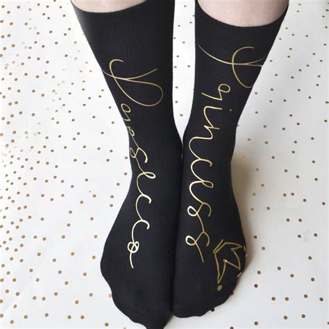 Personalised Prosecco Princess Socks By Solesmith