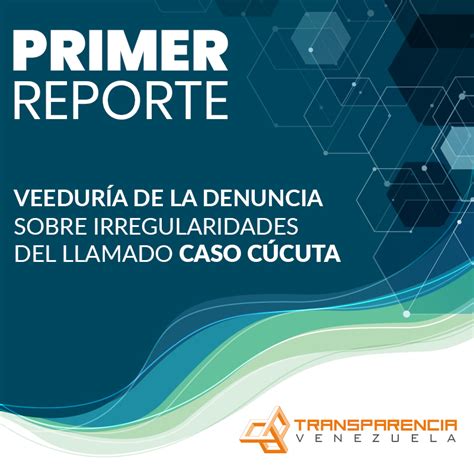 PRIMER REPORTE Transparencia Venezuela