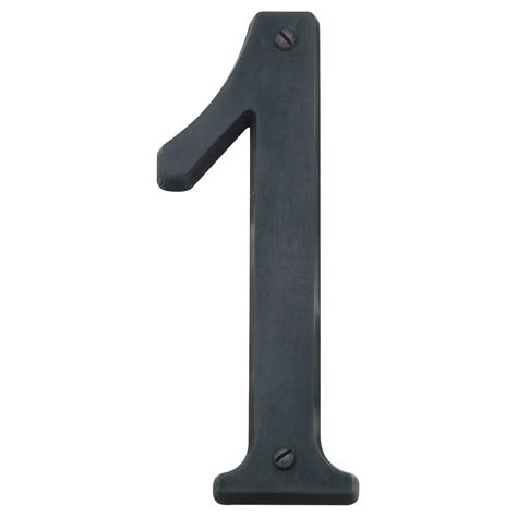 This house will even boost courage and strength. Baldwin 5 in. Oil-Rubbed Bronze House Number 1-90671.102 ...