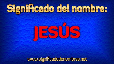 ¿qué significa la w en estas expresiones? Significado de Jesús | ¿Qué significa Jesús? - YouTube