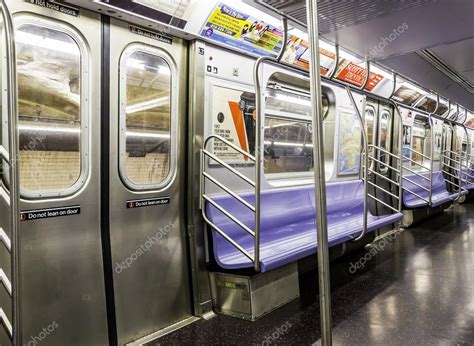 Picture A Subway Train In Nyc New York City Subway Train Stock