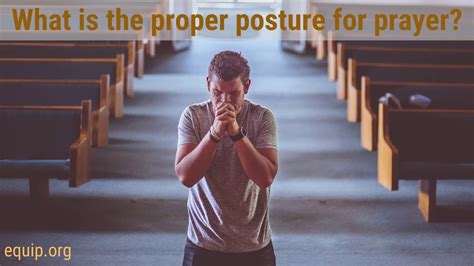 What Is The Proper Posture For Prayer Youtube