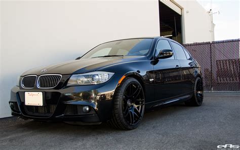 Jet Black Bmw E90 335i Matte Black Forgestar F14 Wheels Flickr