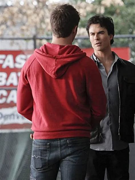 Jeremy Gilbert The Vampire Diaries Red Jacket