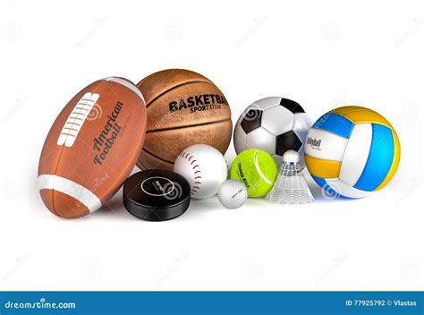 Soccer And Volleyball Balls On A Yellow Background Royalty Free