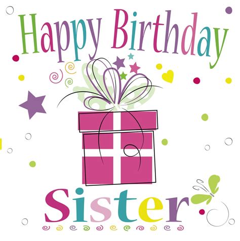 Nice happy birthday sister card … happy birthday and make a wish my sister! FC23 - Happy Birthday Sister - RUSH DESIGN