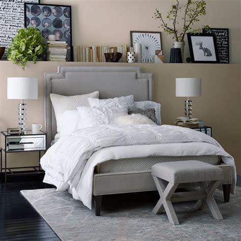Everything from a queen bed & mattress to midcentury looking to sell this queen size bed from west elm. Harlow Upholstered Bed I West Elm | Upholstered beds ...