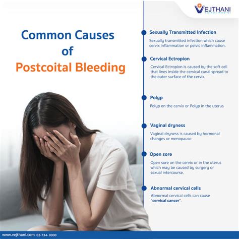 Postcoital Bleeding Might Be A Sign Of Cervical Cancer Vejthani