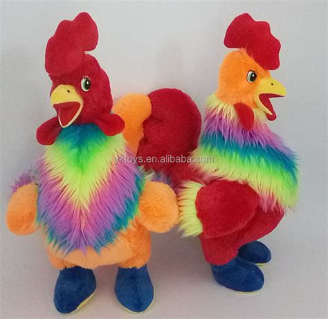 New Design Soft Plush Cock Rainbow Cock Shop Decoration Toy Soft