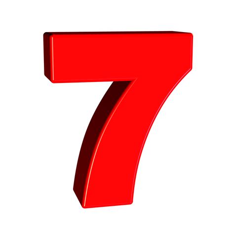 7 Number Png Picture Png All Png All