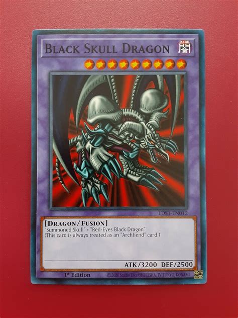 Yugioh Set Black Skull Dragon Summoned Skull Red Eyes B Dragon