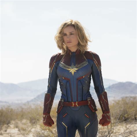Brie Larsons Star Power Rules The Galaxy In Captain Marvel