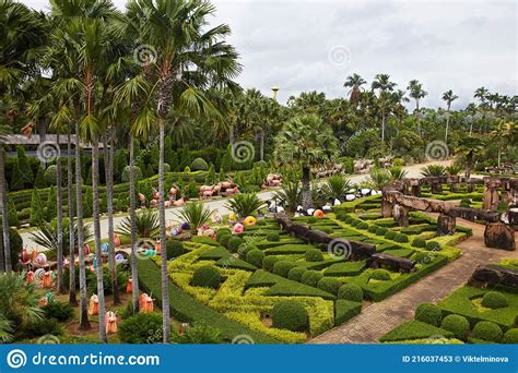 Nong Nooch Tropical Botanical Garden Pattaya Thailand Stock Image