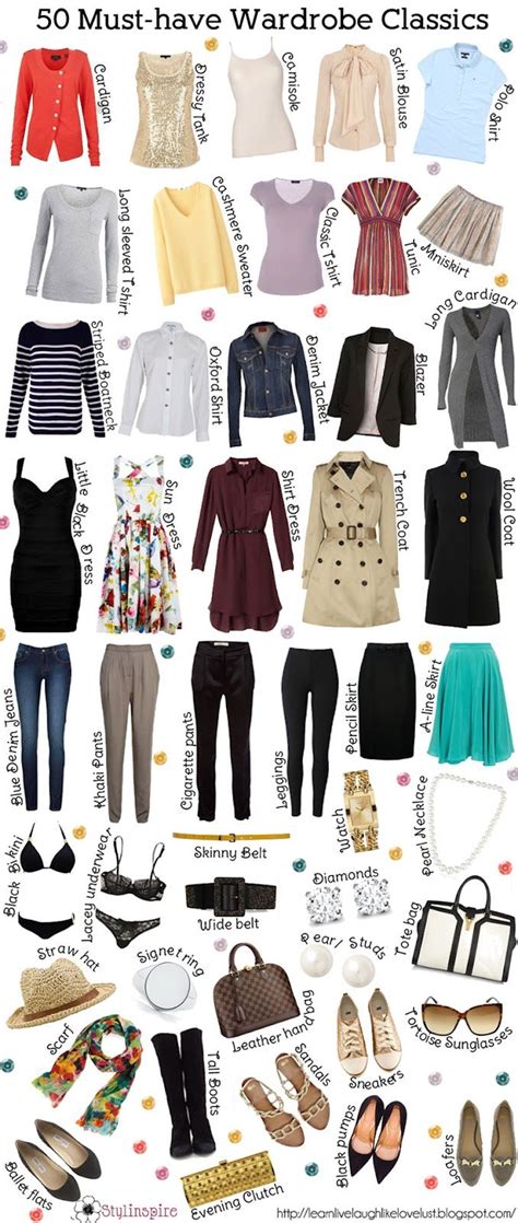 109 Must Have Clothing Items Classics For Wardrobehave Some Need