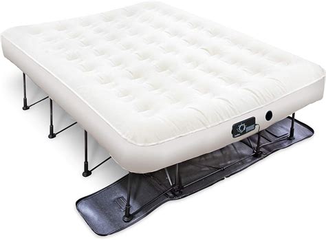 Ivation Ez Bed Queen Air Mattress With Frame And Rolling Case Self