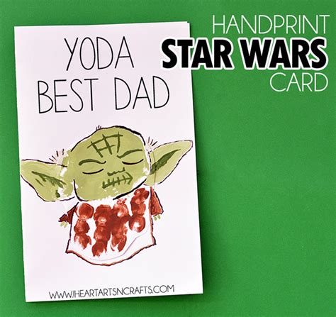 A darth vader star wars themed fathers day card. 3 Easy DIY Star Wars Father's Day Cards