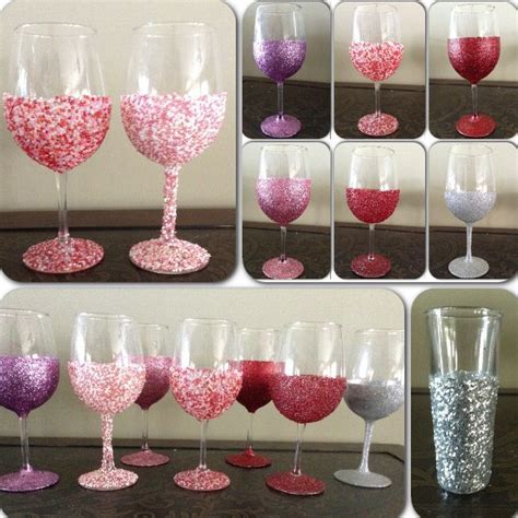 Beaded And Glittered Wine Glasses Sold On Etsy By Beeuniqueaccessories Shop