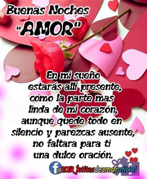 ♥ Buenas Noches Mi Amor ♥ En Mi Sueño Estarás