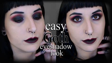 Easy Goth Smokey Eye Makeup Tutorial 2019 Youtube