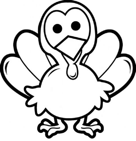 Baby Turkey Coloring Pages Turkey Coloring Pages Thanksgiving Clip