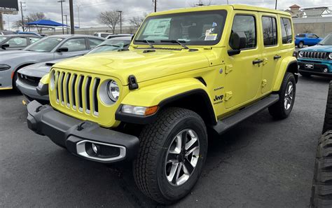 Jeep® Releases A New High Velocity Yellow Wrangler Early Moparinsiders