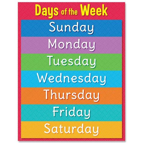 Escreva The Days Of The Week Months Of The Year Seasons Of The Year